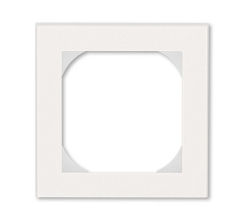 ABB Levit Жемчуг / ледяной Рамка одинарная 55х55 для механизмов BJE  3901H-A05510 68  2CHH015510A4068  ABB