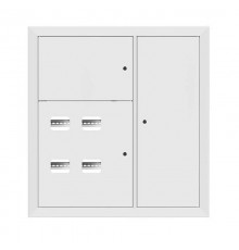 Щит этажный 4 кв. RAL9003 (1000х950х150)  mb29-v-4-ral9003  EKF