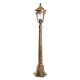Светильник садово-парковый, 60W 230V IP44 черное золото, PL686 (столб)  11695  FERON