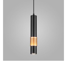 Подвес потолочный DLN001 MR16 черный матовый/золото 7 Eurosvet  a045509  Elektrostandard