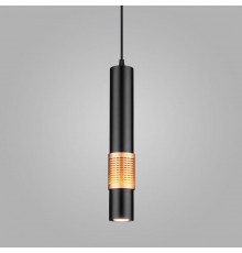Подвес потолочный DLN001 MR16 черный матовый/золото 7 Eurosvet  a045509  Elektrostandard