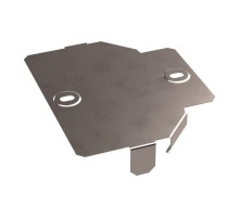 Крышка переходника симметричного Стандарт INOX (AISI 409) 150х100  PR16.6101  Промрукав