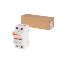 Держатель плавких вставок ДПВ2 10х38 2П  SQ0216-0014  TDM