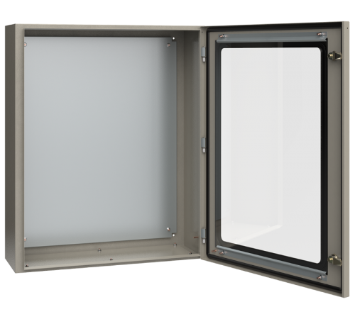 Щит с монтажной панелью ЩМП-4-0 У2 IP54 с прозрачной дверцей (800х650х250мм)  YKM11-04-54-1  IEK