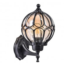 Светильник декоративный уличный PL3701 60W 230V E27 180*200*320мм черный (на стену вверх)  06340  Feron