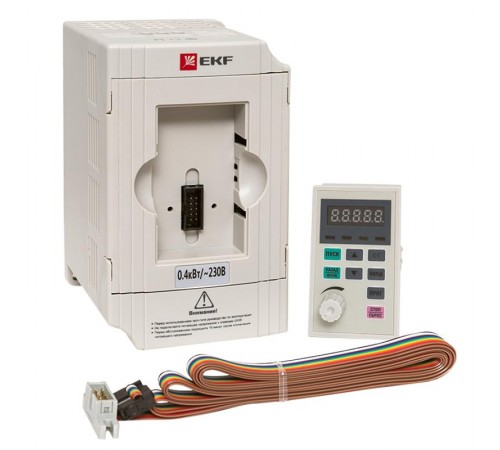 Преобразователь частоты 0,4/0,75кВт 1х230В VECTOR-100 EKF PROxima  VT100-0R4-1B  EKF