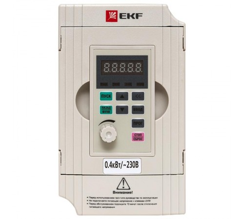 Преобразователь частоты 0,4/0,75кВт 1х230В VECTOR-100 EKF PROxima  VT100-0R4-1B  EKF