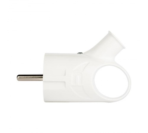 Вилка с кольцом с/з бел. 16А 250В EKF PROxima  AVK16-10  EKF