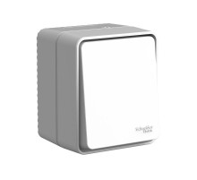 AtlasDesign Profi54 Серый О/У Переключатель 1-клавишный 10 АХ  ATN543061  SE