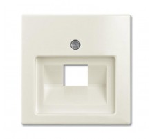 ABB Basic 55 Сл. кость Накладка 1-ой ТЛФ/комп розетки наклонной  1753-0-0098   2CKA001753A0098  ABB