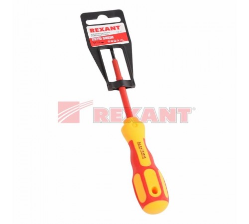 Отвертка шлицевая"Электрика" SL 3х75 мм  12-4711  REXANT
