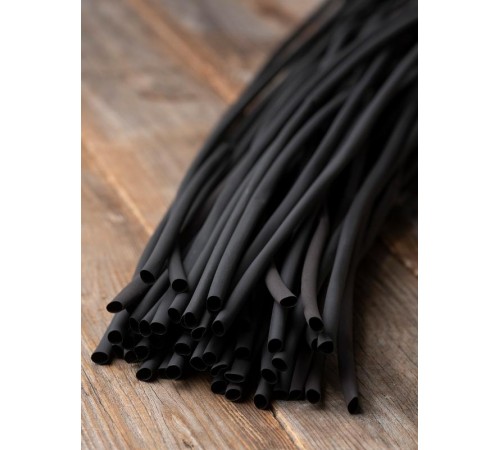 Термоусаживаемая трубка ТУТ нг 6/3 черная EKF PROxima  tut-6-b-1m  EKF