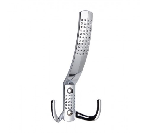 Крючок с перф. , 3-х рожковый, хром (1 шт)  - пакет   129905  Tech-KREP