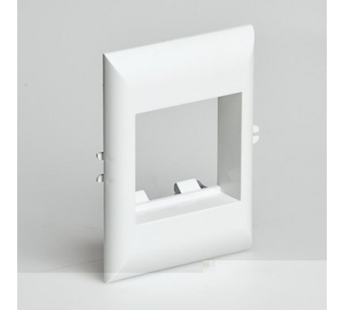 Рамка для встраиваемого оборудования 45х50х15 мм для РКК-100х60 и 100х40 (белый)  СПР-1-М  Рувинил