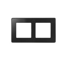 Simon 82 Рамка декоративная, 2 поста, Select, S82 Detail, графит-алюминий  8201620-240  Simon