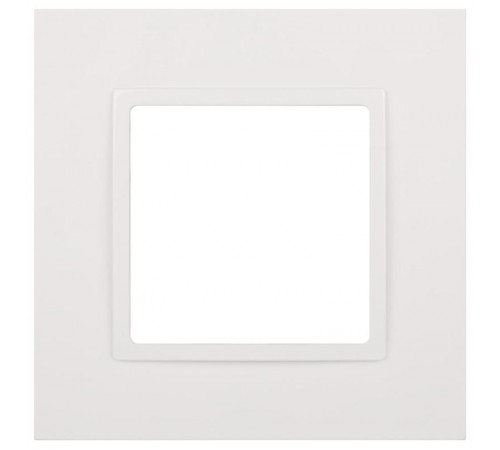 Рамка для розеток и выключателей Elegance 14-5011-01 Classic, на 1 пост, белый  Б0060571  ЭРА
