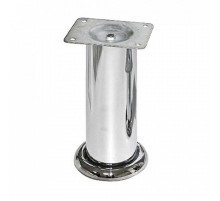 Ножка металл.круглая, нерегулир, D50х100мм, хром - накл.   148578  Tech-KREP
