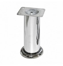Ножка металл.круглая, нерегулир, D50х100мм, хром - накл.   148578  Tech-KREP