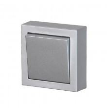 Переключатель накладного монтажа, Impressivo, алюминий  1066A-83   2TKA00001603  ABB