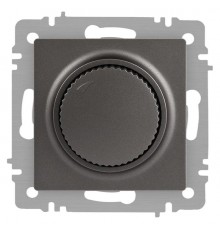 Светорегулятор Intro Accent 6-401-07 поворотный, 600Вт 230В, IP20, СУ, графит  Б0063682  Intro