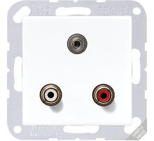 2x Cinch Audio (RCA) / Stereo разъем (TRS 3.5 mm) MAA1011ANM Jung