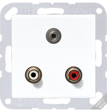 2x Cinch Audio (RCA) / Stereo разъем (TRS 3.5 mm) MAA1011ANM Jung