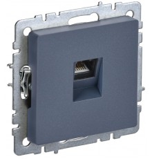 BRITE Розетка компьютерная RJ45 кат.6 РК11-БрМ маренго  BR-K10-2-K35  IEK