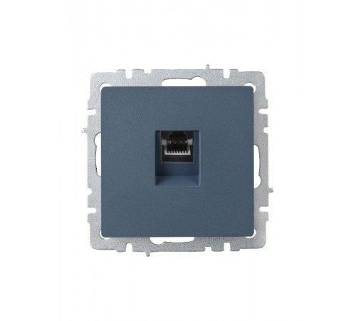 BRITE Розетка компьютерная RJ45 кат.6 РК11-БрМ маренго  BR-K10-2-K35  IEK