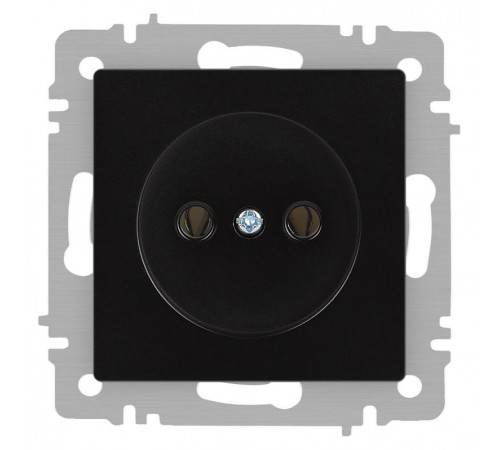 Розетка Intro Accent 6-201-05 2P, 16А-250В, IP20, СУ, антрацит  Б0063665  Intro