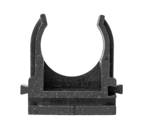 Крепеж-клипса для ручного монтажа d20 мм (100 шт) черная -Plast derj-z-20s-black  EKF