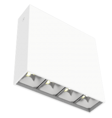 Светодиодный светильник DL-Box Reflect Multi 1x4 накладной 14 Вт 4000 К 150х40х150 мм RAL9003 белый муар  V1-R0-00253-20L20-2001440  VARTON