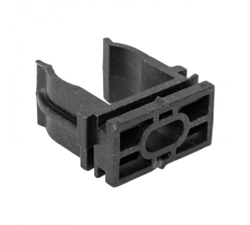 Крепеж-клипса для ручного монтажа d20 мм (100 шт) черная -Plast derj-z-20s-black  EKF