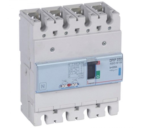 Автоматический выключатель DPX3 250 - термомагнитный расцепитель - 70 кА - 400 В~ - 4П - 200 А  420618  Legrand