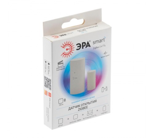 Датчик открытия   DM-02 для дома, беспроводной, на батарейках, SMART Zigbee  Б0049185  ЭРА