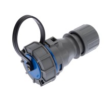 Розетка кабельная переносная влагозащищенная 16 А, 2Р+РЕ, IP68  111-121  REXANT