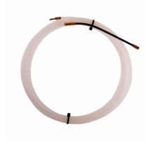 Протяжка кабельная (мини УЗК в бухте) 5 м нейлон, d=3 мм, латунный наконечник, заглушка  47-1005-1  REXANT