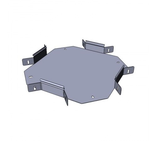 Ответвитель крестообразный 50x100 мм (плоский)  x5010007-FL  EKF