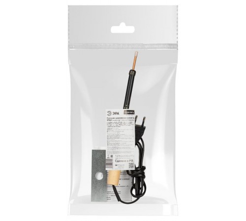 Паяльник  ЭПЦН с деревянной рукояткой 230 В 25 Вт, Россия   Б0061030  ЭРА