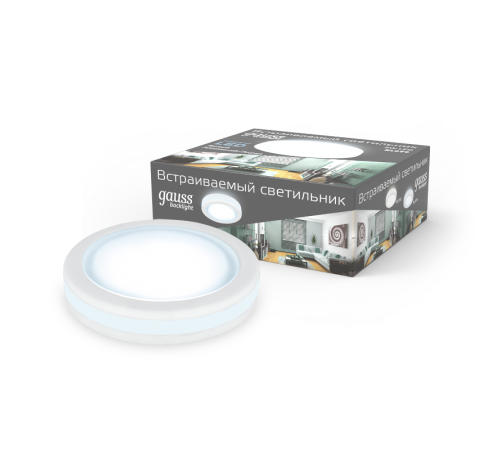 Светильник Backlight BL099 Кругл. Белый, 5W, LED 4000K 1/60  BL099  Gauss