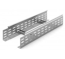 Лестничный лоток замковый 200х100х6000, толщ. 1,5 мм, гор. цинк, 383216  НЛО-200х100х6000-1,5-ГЦ   Ostec