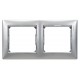 Valena Алюминий Рамка 2-ая гориз  770152  Legrand