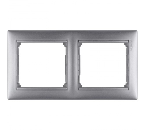 Valena Алюминий Рамка 2-ая гориз  770152  Legrand