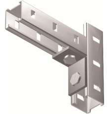 Уголок крепежный одиночный горячеоцинкованный  BMC1011HDZ  DKC