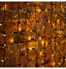 Гирлянда "Светодиодный Дождь" 2х1,5м, постоянное свечение, черный провод, 230 В, диоды ЖЁЛТЫЕ, 360 LED  235-121  NEON-NIGHT