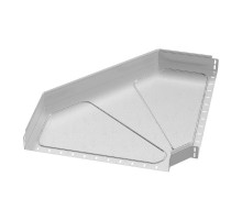 Угол горизонтальный 90 градусов Стандарт HDZ 600х80  PR16.1658  Промрукав