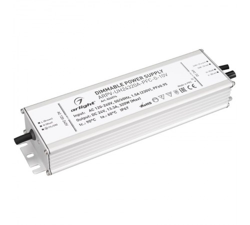 Блок питания ARPV-UH24320A-PFC-0-10V (24V, 13.3A, 320W)  026574  Arlight