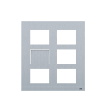 Станция вызова, видео, 2/3, без клавишных модулей, алюминий  2TMA200160A0009  ABB