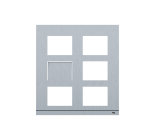 Станция вызова, видео, 2/3, без клавишных модулей, алюминий  2TMA200160A0009  ABB