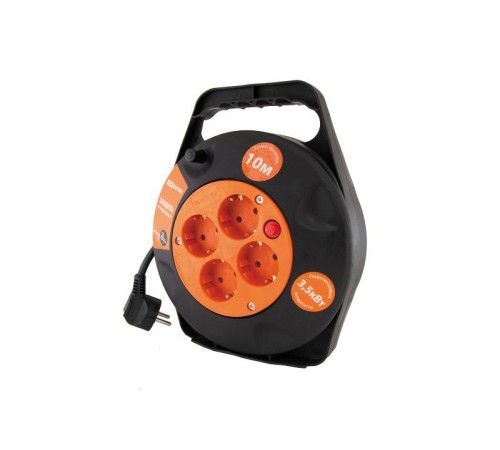 Удлинитель силовой в корпусе УК10-004  (4 места/10м ПВС 2х1,0)  SQ1301-0551  TDM