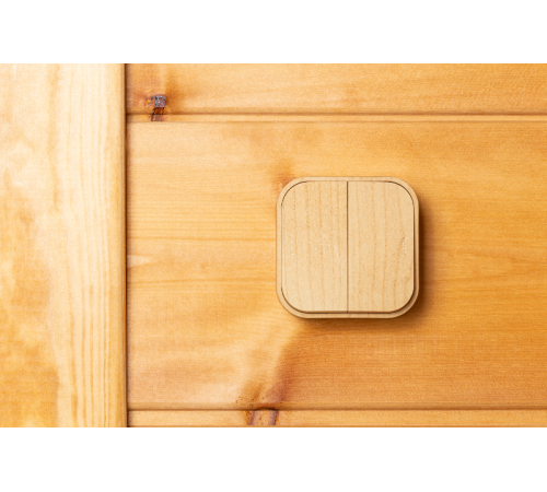 Quteo Сосна Переключатель 2-клавишный 10А  782266  Legrand